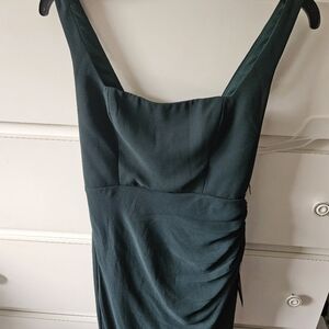 Lulus Dark Green Dress Size Small